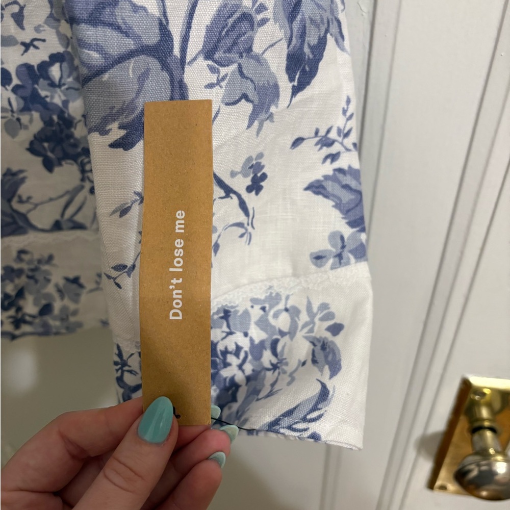 NWT Reformation Evianna Linen Dress in Lupine - Picture 5 of 5